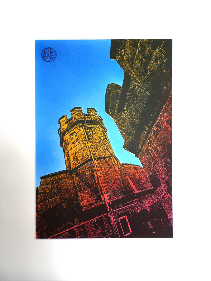 Pendennis Castle, Tower - Indian Yellow & Rose