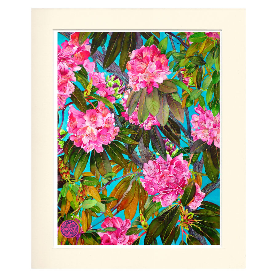 Rhododendron - Hendorgor                (For frame 60cm x 70cm)