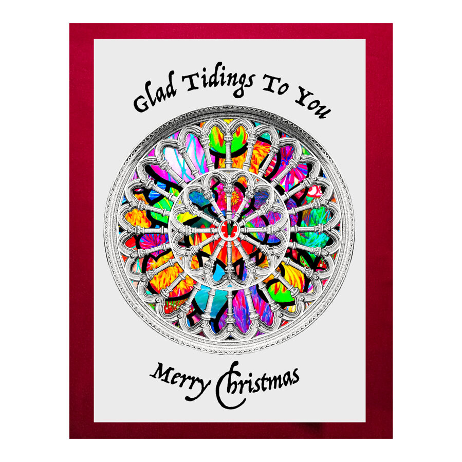 Gothic Bauble Christmas Cards With Seasonal Greetings