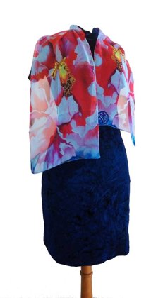 Tree Peony Paris Chiffon (Poly)