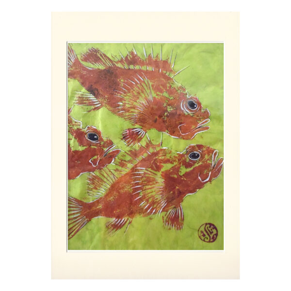 3 Scorpion Fish On Lime
