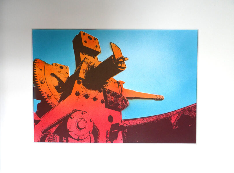 Pendennis Castle, 6" Gun - Indian Yellow, Red & Gunsmoke