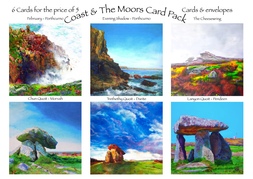 Square Cards - Coasts & The Moors Collection